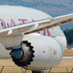 Qatar Airways at airport